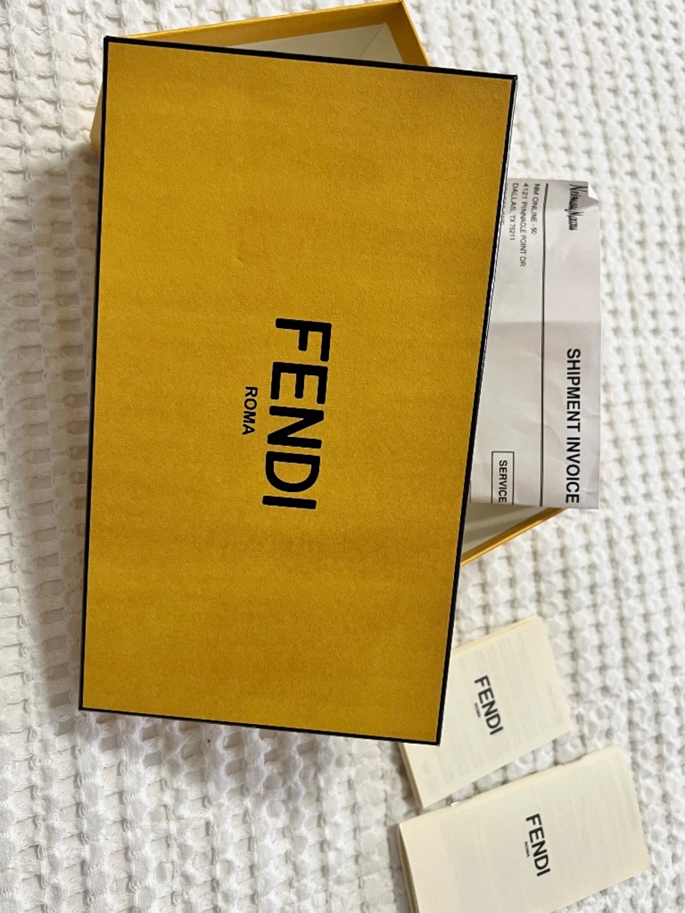 RE-GiFT A pair of shades and REUSE this FENDI Sunshade box!!